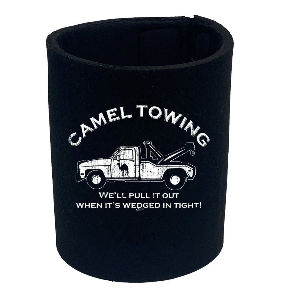 Camel Towing - Funny Novelty Stubby Holder - 123t Australia | Funny T-Shirts Mugs Novelty Gifts