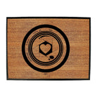 Camera Heart - Funny Novelty Doormat Man Cave Floor mat - 123t Australia | Funny T-Shirts Mugs Novelty Gifts