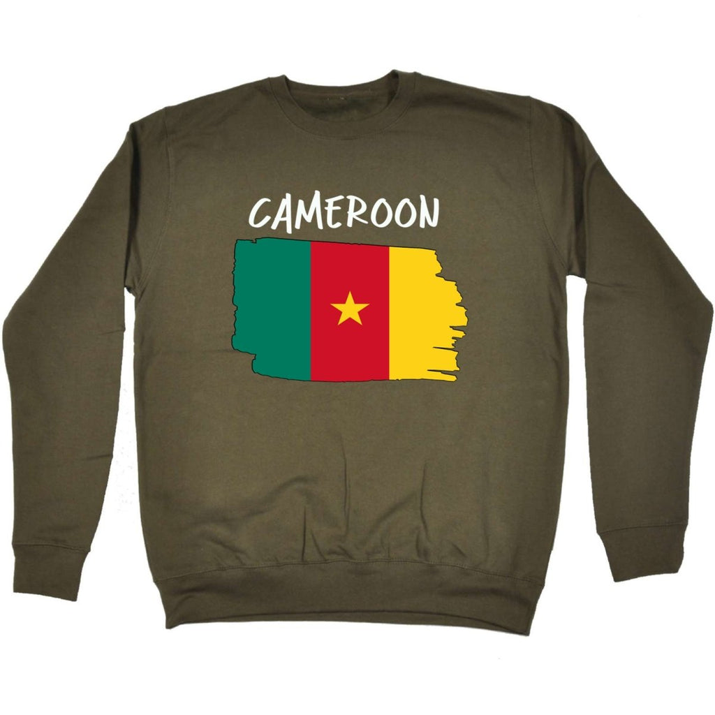 Cameroon Country Flag Nationality - Sweatshirt - 123t Australia | Funny T-Shirts Mugs Novelty Gifts