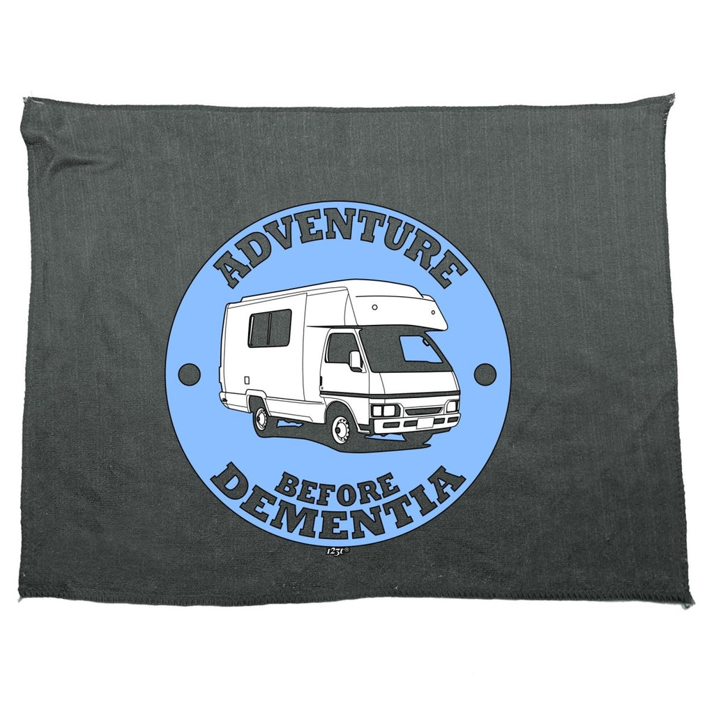 Camper Adventure Before - Funny Novelty Soft Sport Microfiber Towel - 123t Australia | Funny T-Shirts Mugs Novelty Gifts