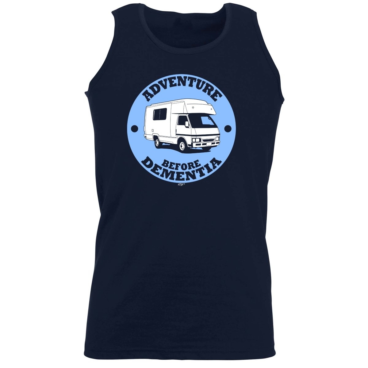 Camper Adventure Before - Funny Novelty Vest Singlet Unisex Tank Top - 123t Australia | Funny T-Shirts Mugs Novelty Gifts