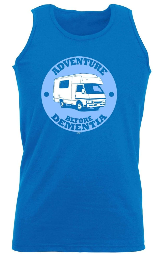 Camper Adventure Before - Funny Novelty Vest Singlet Unisex Tank Top - 123t Australia | Funny T-Shirts Mugs Novelty Gifts