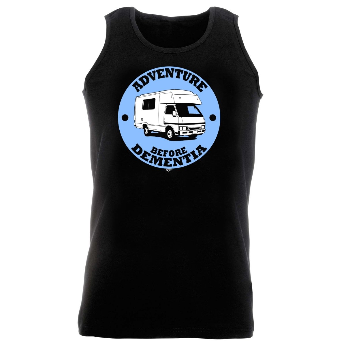 Camper Adventure Before - Funny Novelty Vest Singlet Unisex Tank Top - 123t Australia | Funny T-Shirts Mugs Novelty Gifts