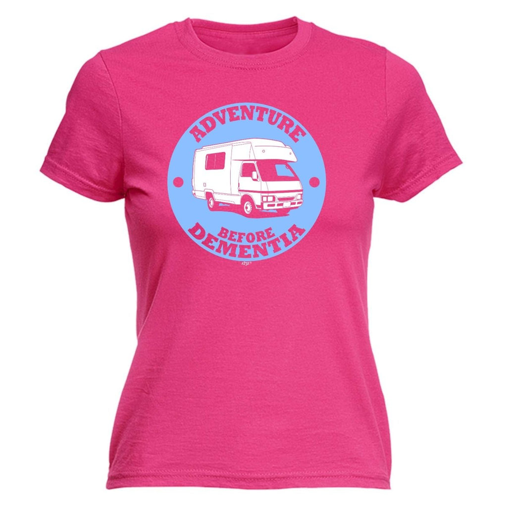 Camper Adventure Before - Funny Novelty Womens T-Shirt T Shirt Tshirt - 123t Australia | Funny T-Shirts Mugs Novelty Gifts