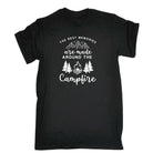 Camping Best Memories Are Made Around A Campfire - Mens Funny T-Shirt Tshirts Tee Shirt - 123t Australia | Funny T-Shirts Mugs Novelty Gifts