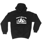 Camping Home Is Where The Tents Pitched - Funny Novelty Hoodies Hoodie - 123t Australia | Funny T-Shirts Mugs Novelty Gifts