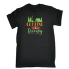 Camping Is My Therapy - Mens Funny T-Shirt Tshirts - 123t Australia | Funny T-Shirts Mugs Novelty Gifts