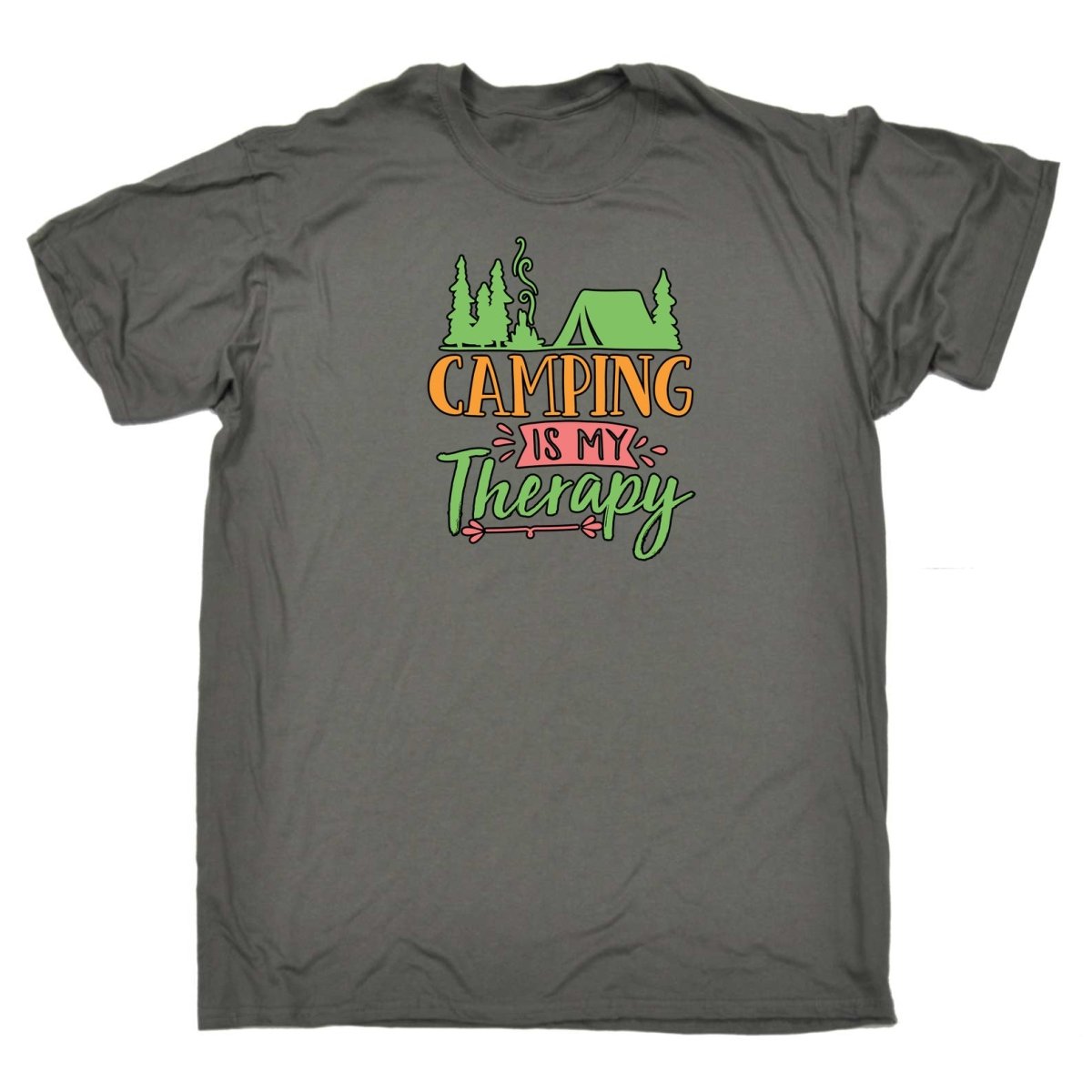 Camping Is My Therapy - Mens Funny T-Shirt Tshirts - 123t Australia | Funny T-Shirts Mugs Novelty Gifts