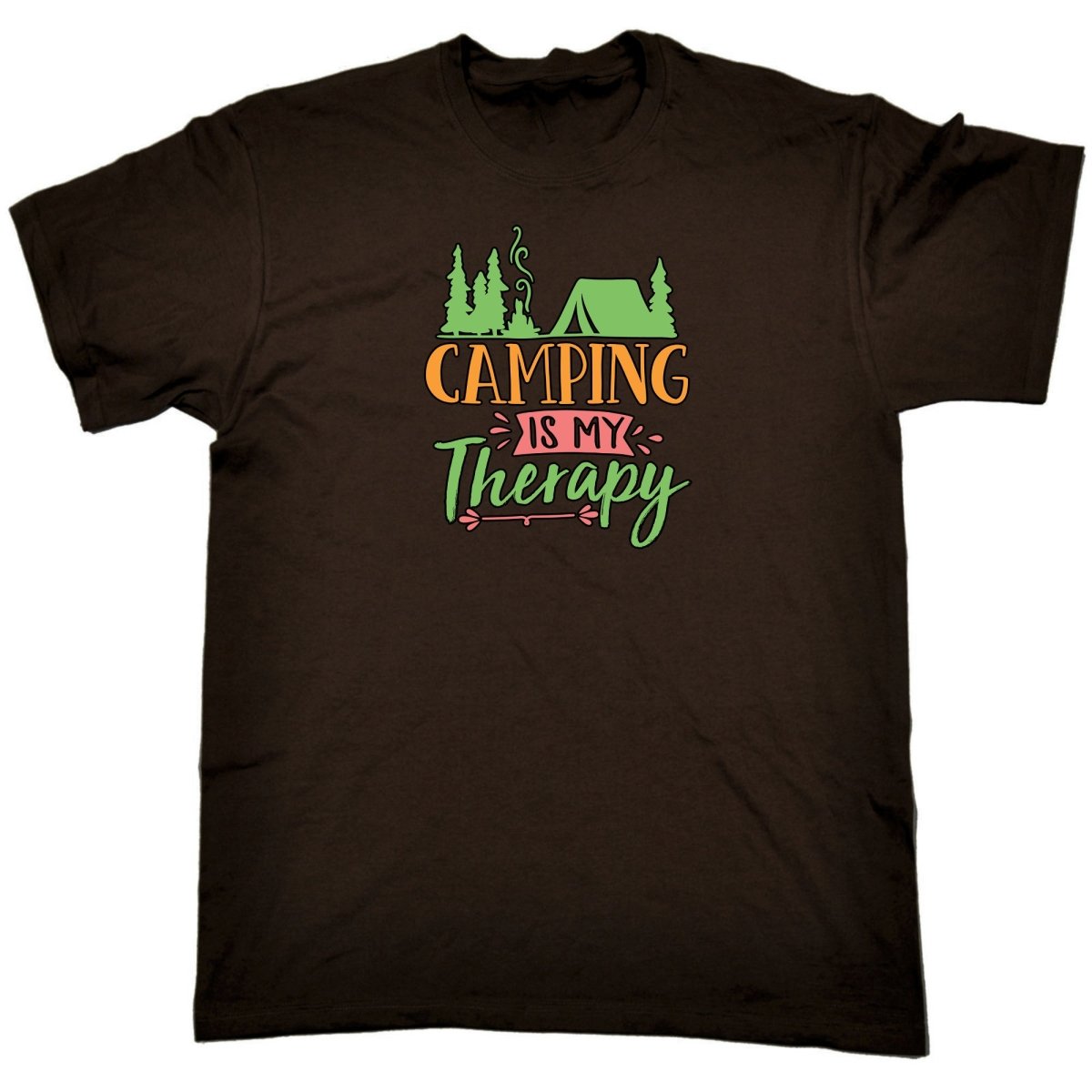 Camping Is My Therapy - Mens Funny T-Shirt Tshirts - 123t Australia | Funny T-Shirts Mugs Novelty Gifts