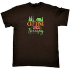 Camping Is My Therapy - Mens Funny T-Shirt Tshirts - 123t Australia | Funny T-Shirts Mugs Novelty Gifts