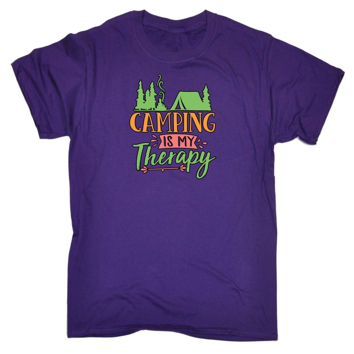 Camping Is My Therapy - Mens Funny T-Shirt Tshirts - 123t Australia | Funny T-Shirts Mugs Novelty Gifts
