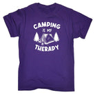 Camping Is My Therapy - Mens Funny T-Shirt Tshirts Tee Shirt - 123t Australia | Funny T-Shirts Mugs Novelty Gifts