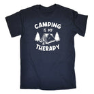 Camping Is My Therapy - Mens Funny T-Shirt Tshirts Tee Shirt - 123t Australia | Funny T-Shirts Mugs Novelty Gifts