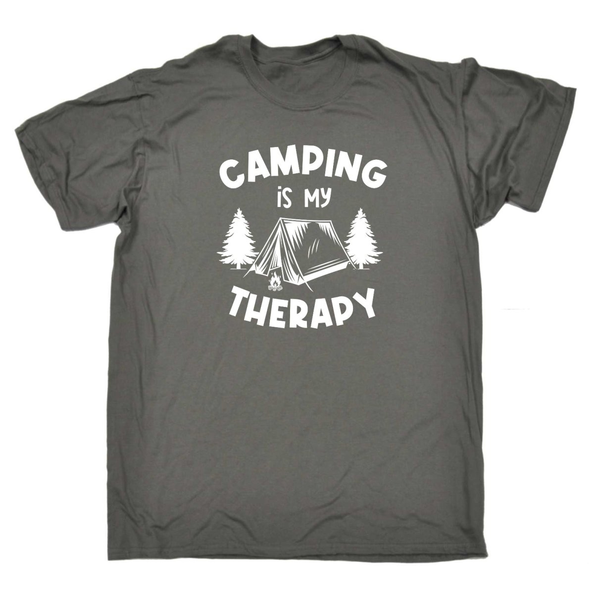 Camping Is My Therapy - Mens Funny T-Shirt Tshirts Tee Shirt - 123t Australia | Funny T-Shirts Mugs Novelty Gifts