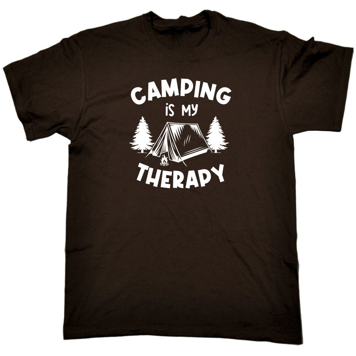 Camping Is My Therapy - Mens Funny T-Shirt Tshirts Tee Shirt - 123t Australia | Funny T-Shirts Mugs Novelty Gifts