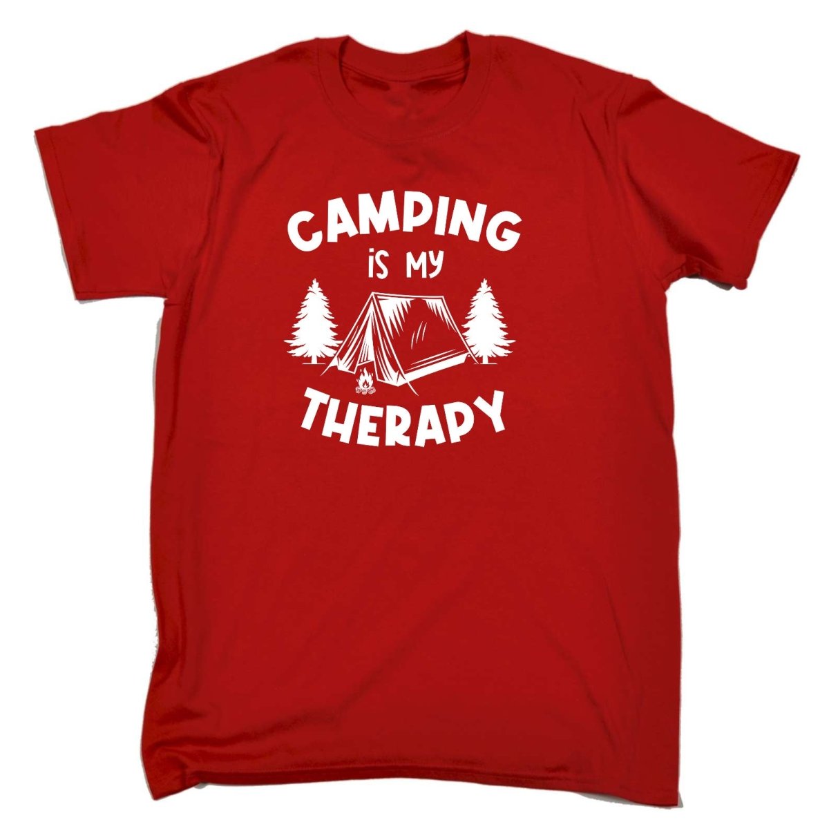 Camping Is My Therapy - Mens Funny T-Shirt Tshirts Tee Shirt - 123t Australia | Funny T-Shirts Mugs Novelty Gifts