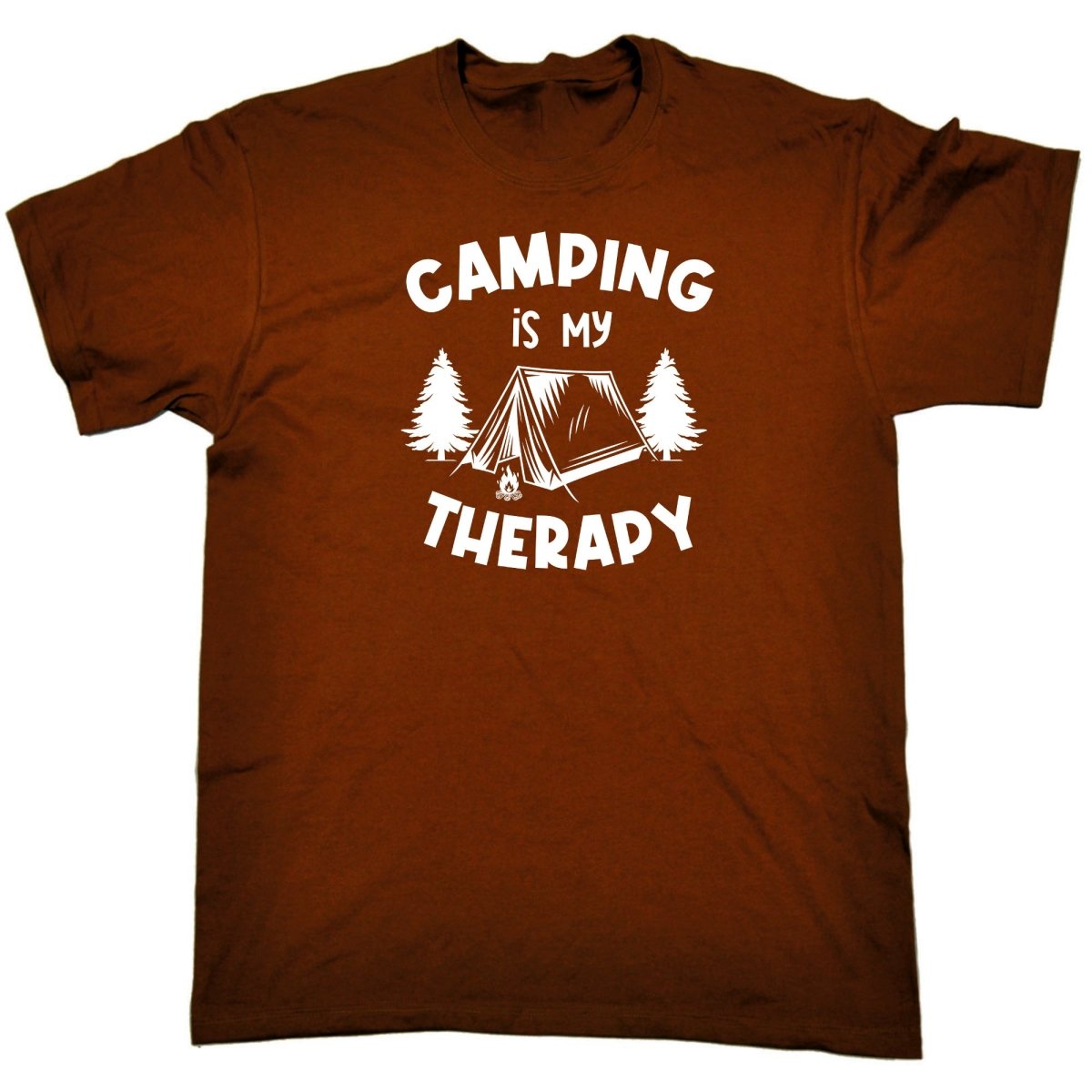 Camping Is My Therapy - Mens Funny T-Shirt Tshirts Tee Shirt - 123t Australia | Funny T-Shirts Mugs Novelty Gifts