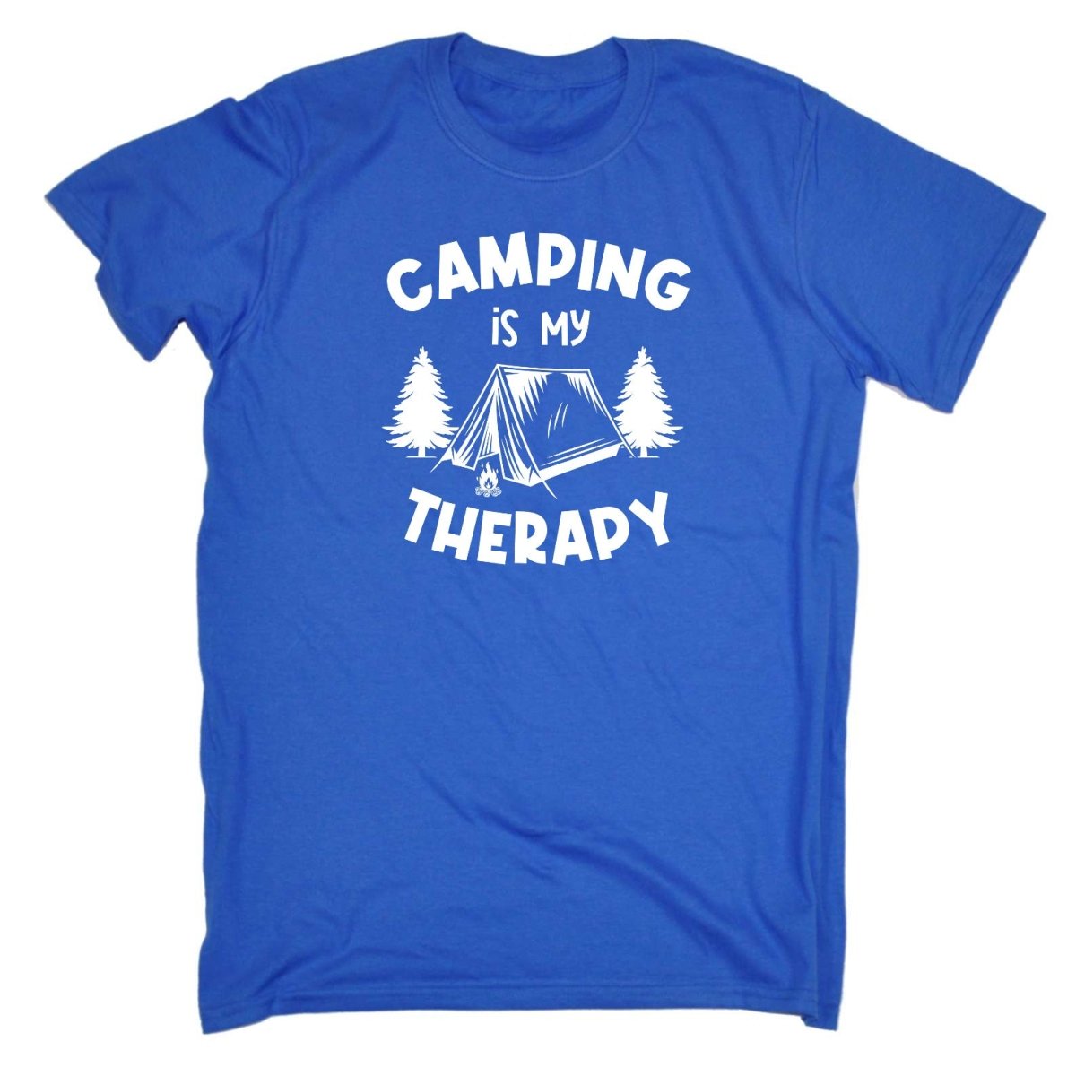 Camping Is My Therapy - Mens Funny T-Shirt Tshirts Tee Shirt - 123t Australia | Funny T-Shirts Mugs Novelty Gifts