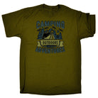 Camping Outdoors Great Adventures - Mens Funny T-Shirt Tshirts Tee Shirt - 123t Australia | Funny T-Shirts Mugs Novelty Gifts
