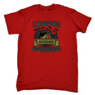 Camping Outdoors Great Adventures - Mens Funny T-Shirt Tshirts Tee Shirt - 123t Australia | Funny T-Shirts Mugs Novelty Gifts