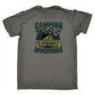 Camping Outdoors Great Adventures - Mens Funny T-Shirt Tshirts Tee Shirt - 123t Australia | Funny T-Shirts Mugs Novelty Gifts