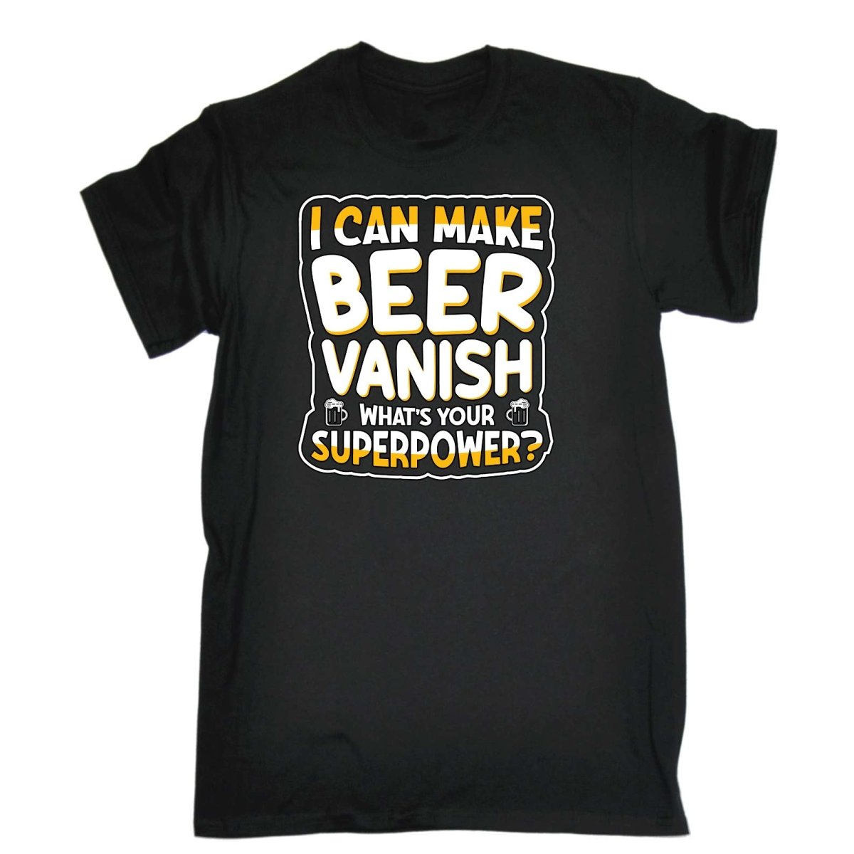 Can Make Beer Vanish Whats Your Superpower Alcohol - Mens Funny T-Shirt Tshirts Tee Shirt - 123t Australia | Funny T-Shirts Mugs Novelty Gifts
