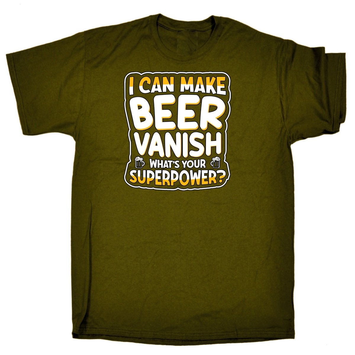 Can Make Beer Vanish Whats Your Superpower Alcohol - Mens Funny T-Shirt Tshirts Tee Shirt - 123t Australia | Funny T-Shirts Mugs Novelty Gifts