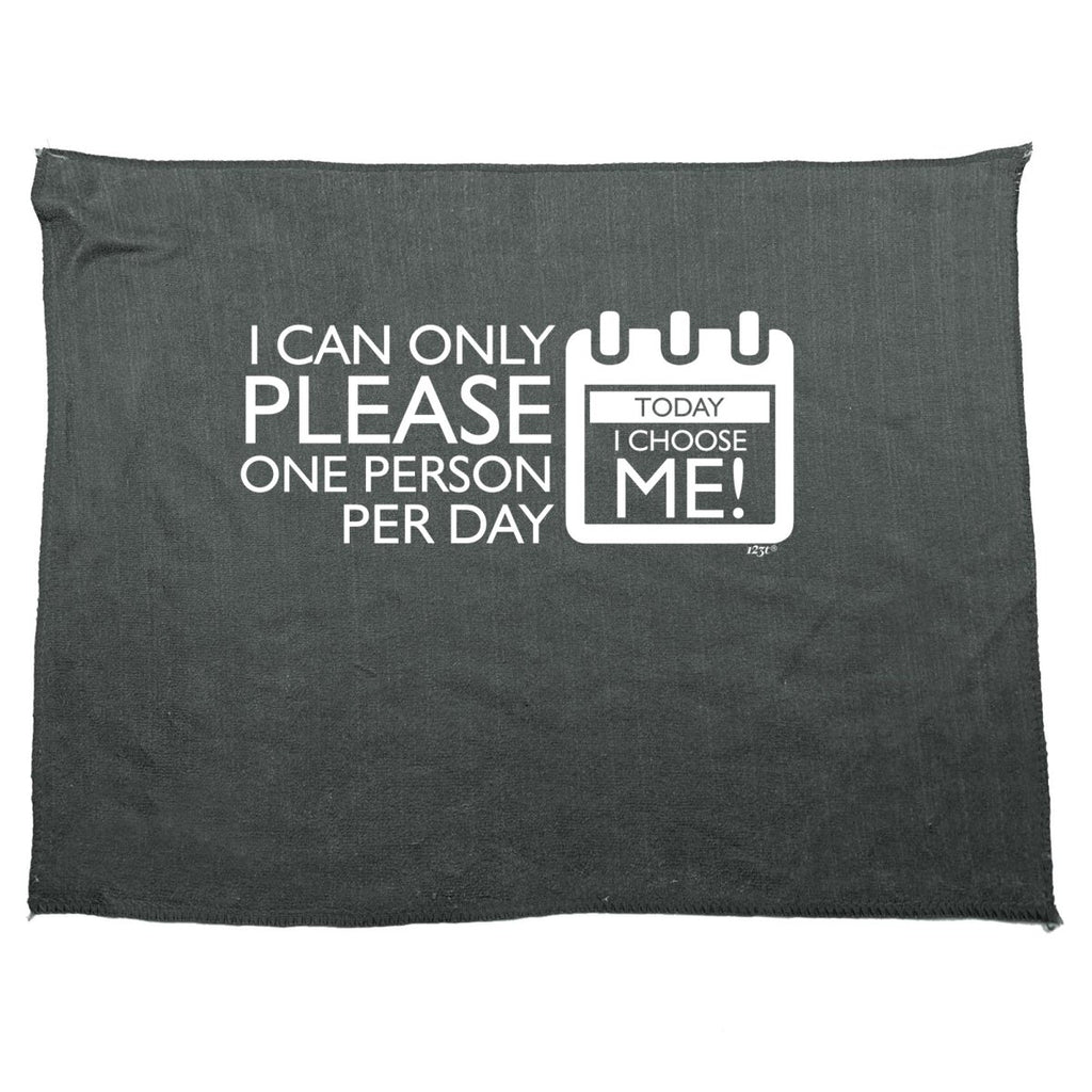 Can Only Please One Person Today Choose Me - Funny Novelty Soft Sport Microfiber Towel - 123t Australia | Funny T-Shirts Mugs Novelty Gifts