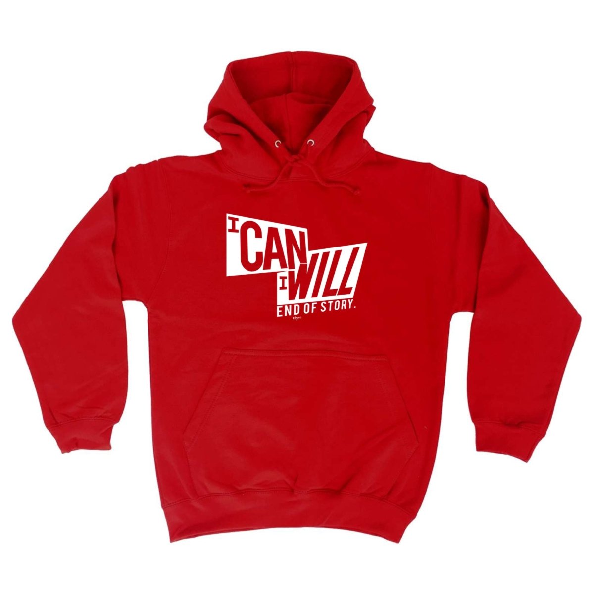 Can Will End Of Story - Funny Novelty Hoodies Hoodie - 123t Australia | Funny T-Shirts Mugs Novelty Gifts
