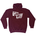 Can Will End Of Story - Funny Novelty Hoodies Hoodie - 123t Australia | Funny T-Shirts Mugs Novelty Gifts