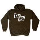 Can Will End Of Story - Funny Novelty Hoodies Hoodie - 123t Australia | Funny T-Shirts Mugs Novelty Gifts