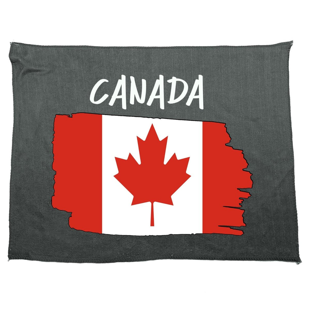 Canada Country Flag Nationality - Gym Sports Towel - 123t Australia | Funny T-Shirts Mugs Novelty Gifts