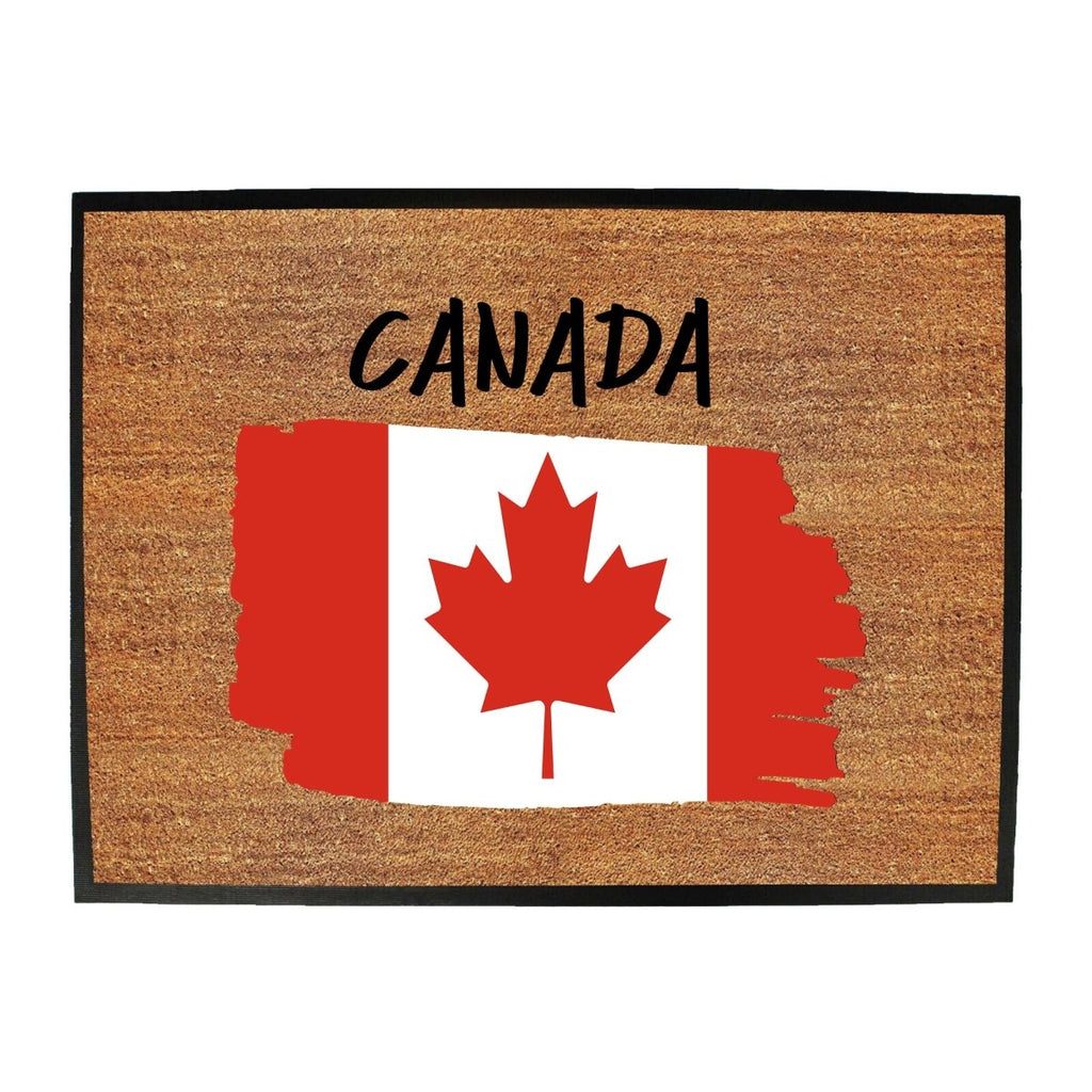 Canada Country Flag Nationality - Novelty Doormat - 123t Australia | Funny T-Shirts Mugs Novelty Gifts
