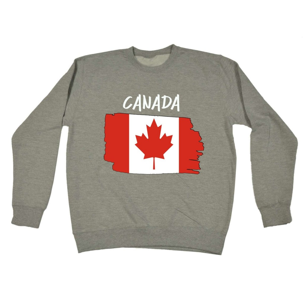 Canada Country Flag Nationality - Sweatshirt - 123t Australia | Funny T-Shirts Mugs Novelty Gifts