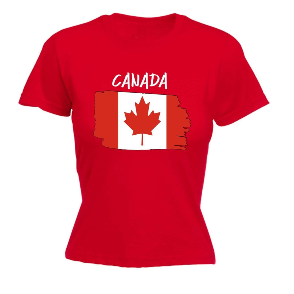 Canada Country Flag Nationality - Womens T-Shirt T Shirt Tshirt - 123t Australia | Funny T-Shirts Mugs Novelty Gifts