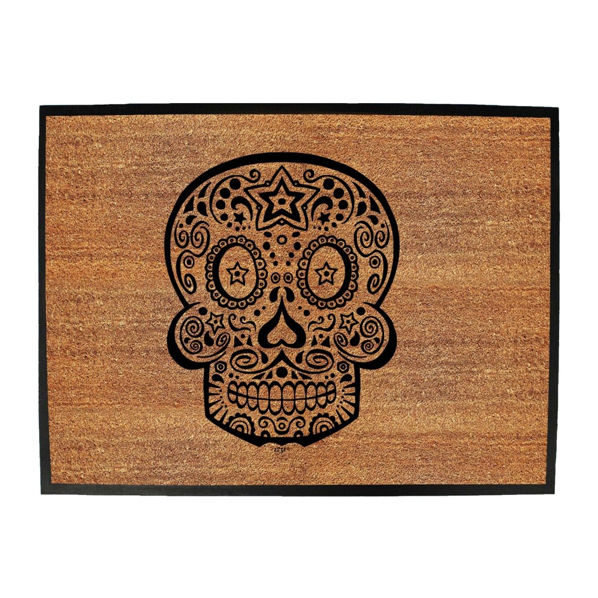 Candy Skull - Funny Novelty Doormat Man Cave Floor mat - 123t Australia | Funny T-Shirts Mugs Novelty Gifts