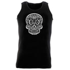 Candy Skull - Funny Novelty Vest Singlet Unisex Tank Top - 123t Australia | Funny T-Shirts Mugs Novelty Gifts