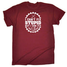 Cant Fix Stupid Mechanic Trucker Truck - Mens Funny T-Shirt Tshirts - 123t Australia | Funny T-Shirts Mugs Novelty Gifts