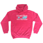 Cant Run Im A Mermaid - Funny Novelty Hoodies Hoodie - 123t Australia | Funny T-Shirts Mugs Novelty Gifts