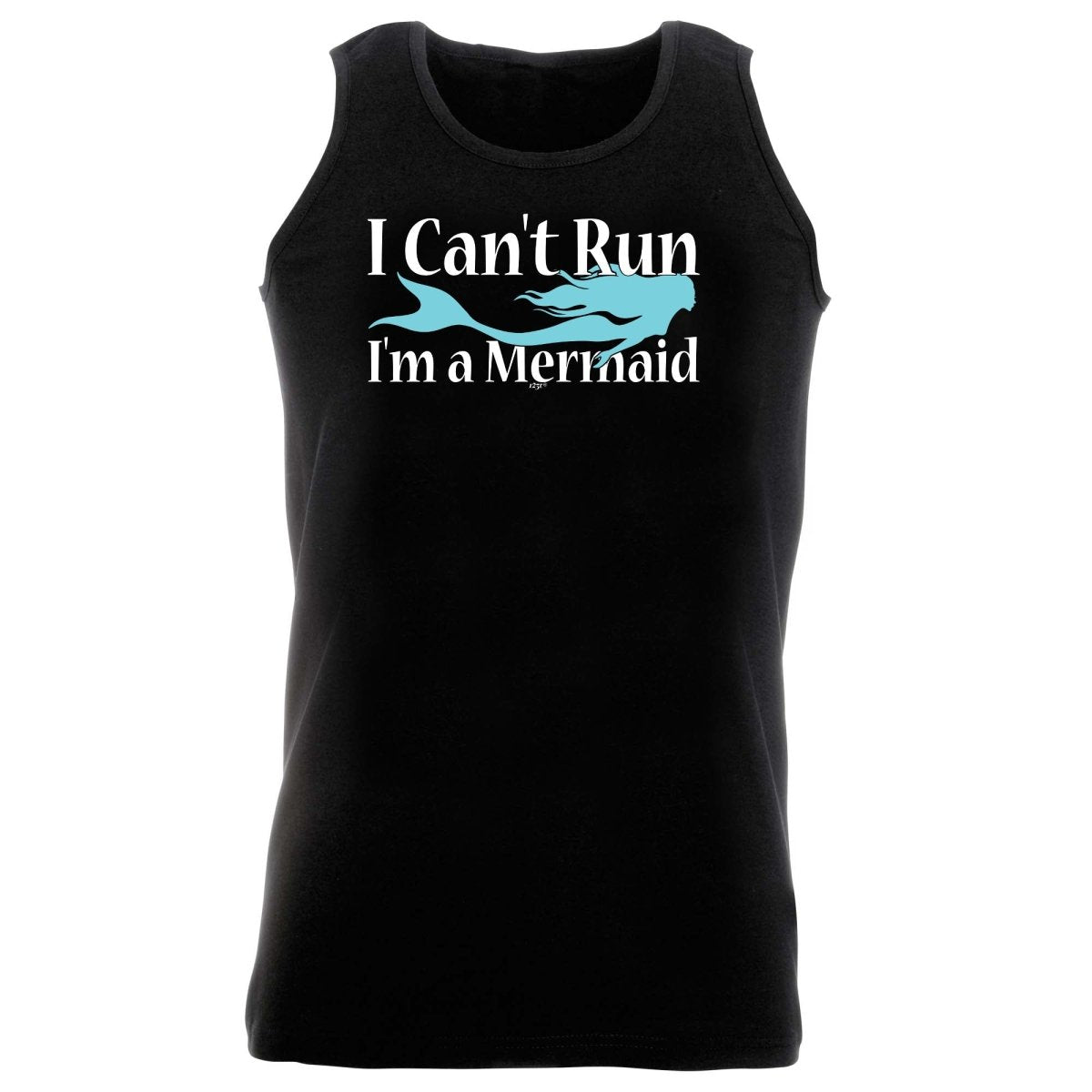 Cant Run Im A Mermaid - Funny Novelty Vest Singlet Unisex Tank Top - 123t Australia | Funny T-Shirts Mugs Novelty Gifts