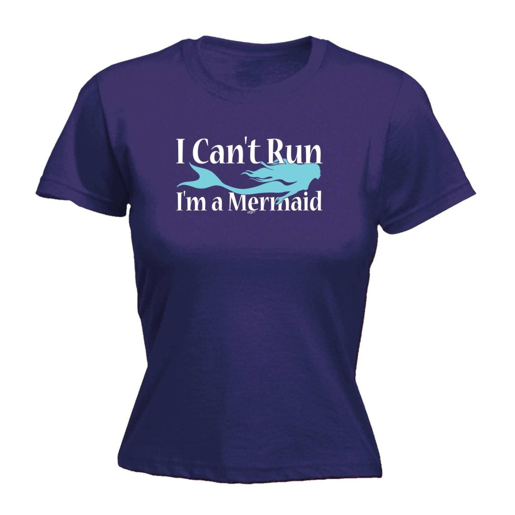 Cant Run Im A Mermaid - Funny Novelty Womens T-Shirt T Shirt Tshirt - 123t Australia | Funny T-Shirts Mugs Novelty Gifts