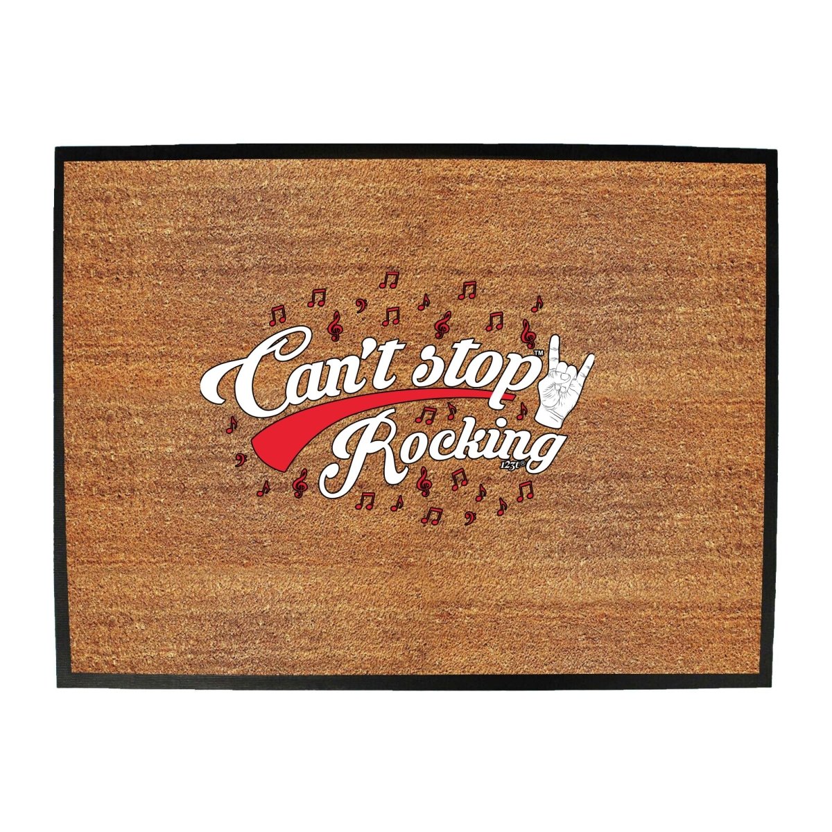 Cant Stop Rocking Music - Funny Novelty Doormat Man Cave Floor mat - 123t Australia | Funny T-Shirts Mugs Novelty Gifts