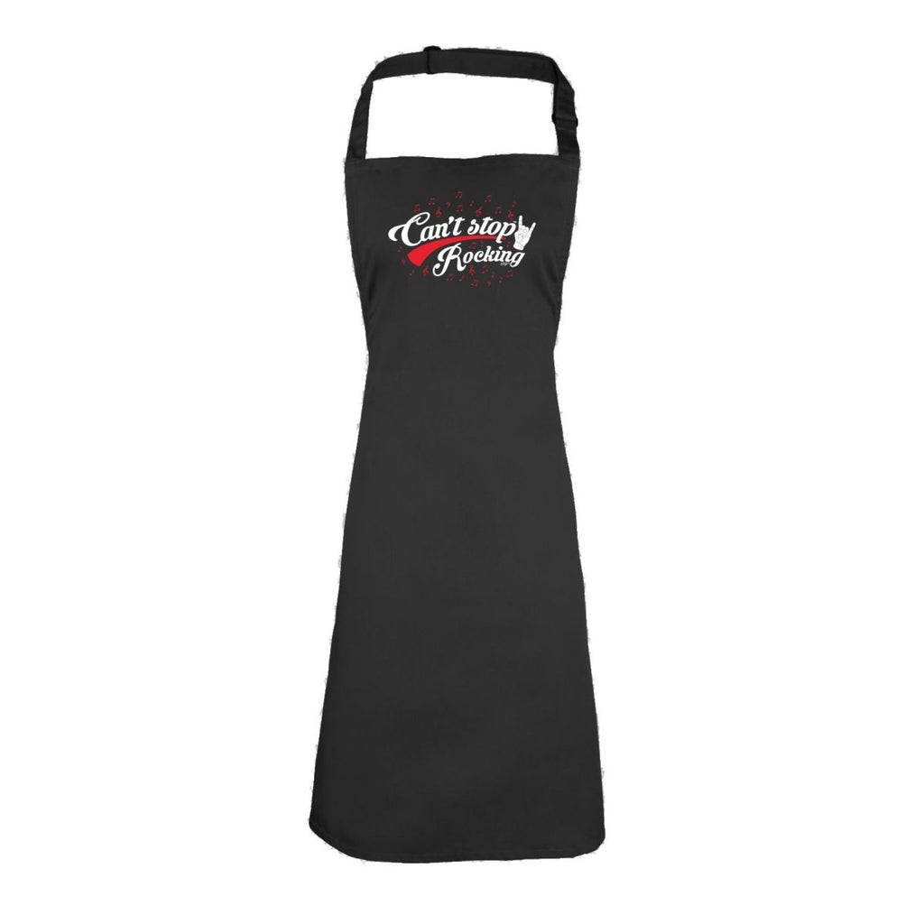 Cant Stop Rocking Music - Funny Novelty Kitchen Adult Apron - 123t Australia | Funny T-Shirts Mugs Novelty Gifts