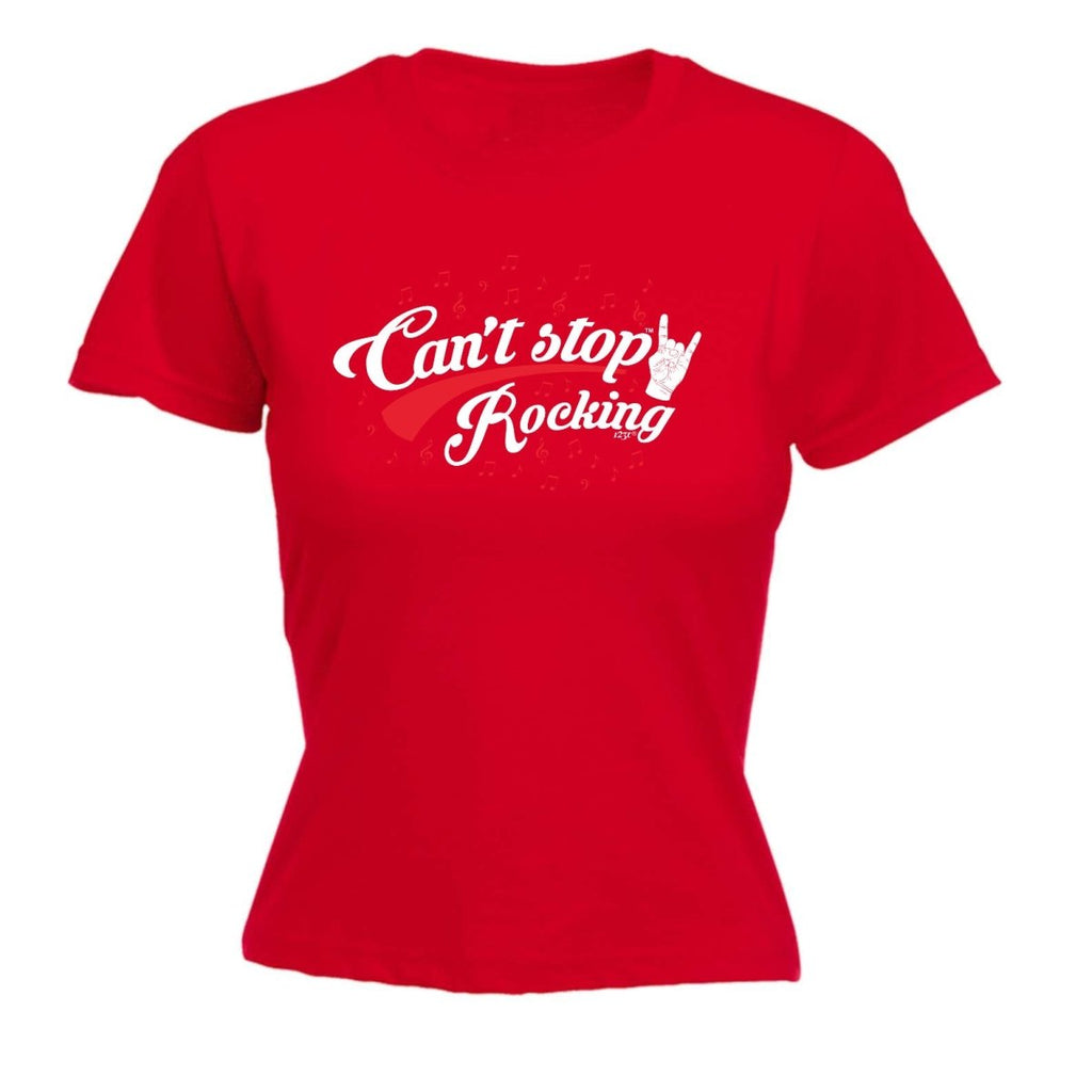 Cant Stop Rocking Music - Funny Novelty Womens T-Shirt T Shirt Tshirt - 123t Australia | Funny T-Shirts Mugs Novelty Gifts
