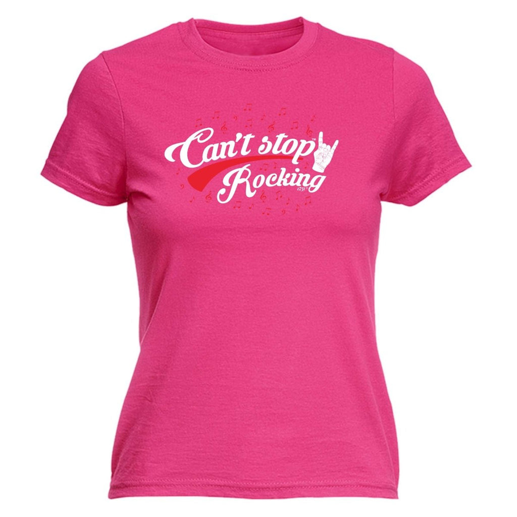 Cant Stop Rocking Music - Funny Novelty Womens T-Shirt T Shirt Tshirt - 123t Australia | Funny T-Shirts Mugs Novelty Gifts