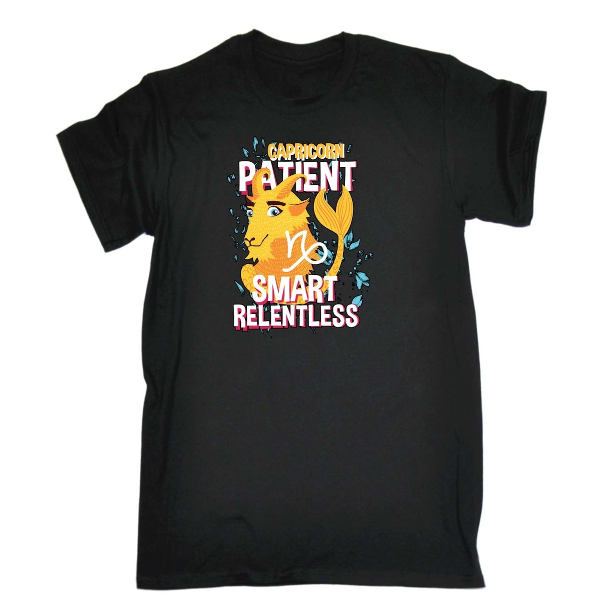 Capricorn Sea Goddess Birthday Patient Smart Relentless - Mens Funny T-Shirt Tshirts Tee Shirt - 123t Australia | Funny T-Shirts Mugs Novelty Gifts