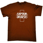 Captain Nurse - Mens Funny T-Shirt Tshirts Tee Shirt - 123t Australia | Funny T-Shirts Mugs Novelty Gifts