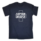 Captain Nurse - Mens Funny T-Shirt Tshirts Tee Shirt - 123t Australia | Funny T-Shirts Mugs Novelty Gifts