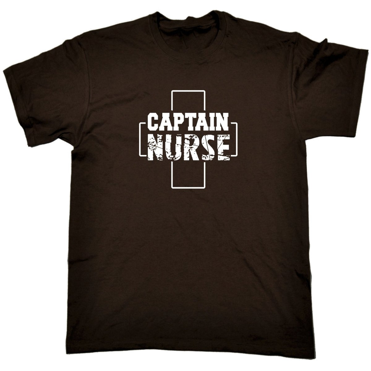 Captain Nurse - Mens Funny T-Shirt Tshirts Tee Shirt - 123t Australia | Funny T-Shirts Mugs Novelty Gifts