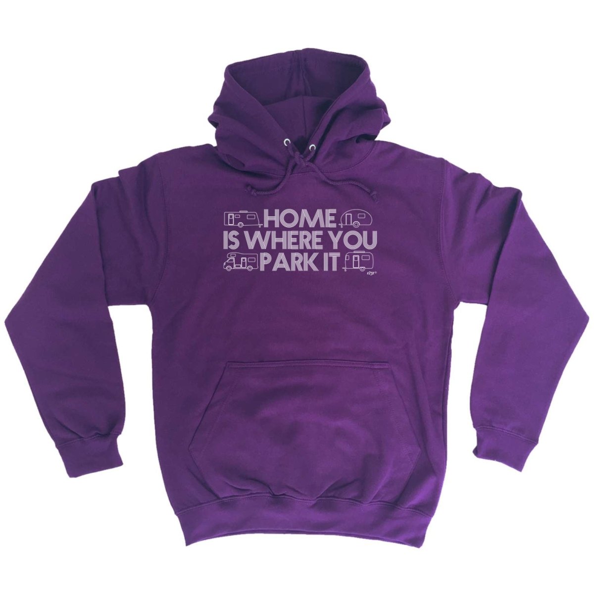 Caravan Home Is Where You Park It - Funny Novelty Hoodies Hoodie - 123t Australia | Funny T-Shirts Mugs Novelty Gifts